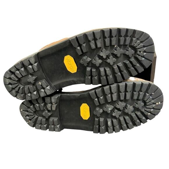 Men's Brown Hiking Boots with Red Laces - Picture 5 of 6